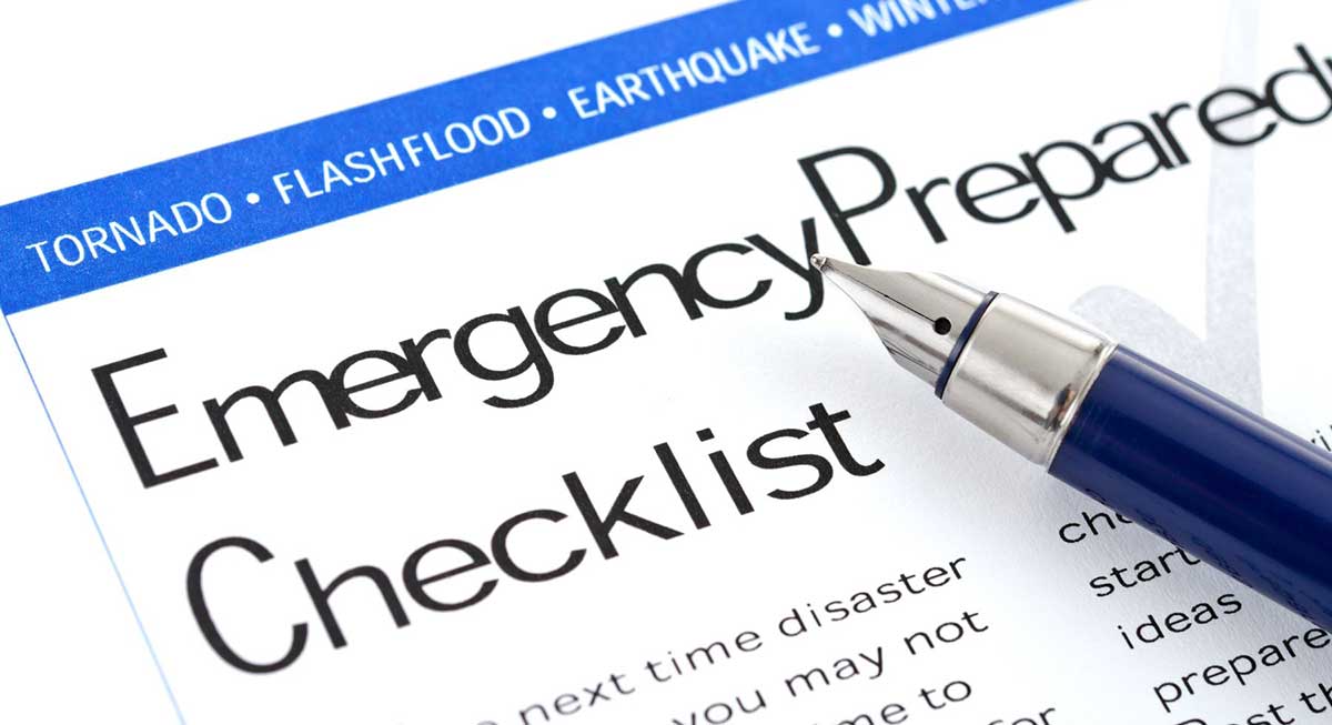 emergency prepared checklist